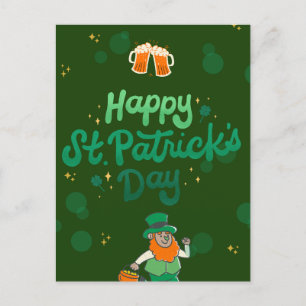 Cartes Pour Fêtes Annuelles "Shamrocks & Shenanigans : La Saint Patrick