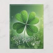 Cartes Pour Fêtes Annuelles Shamrocks verts Bonne St. Patrick's Day (8) c (Devant)