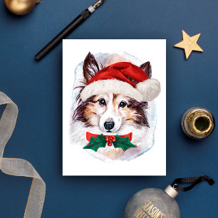Cartes Pour Fêtes Annuelles Sheltie Cadeaux De Noël Pour Les Amateurs De Chien