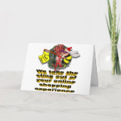 CARTES POUR FÊTES ANNUELLES SHHH (Dos)