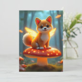 Cartes Pour Fêtes Annuelles Shiba aventure (Debout devant)