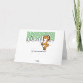Cartes Pour Fêtes Annuelles Shiba Inu Chiot Noël Père Noël (Dos)