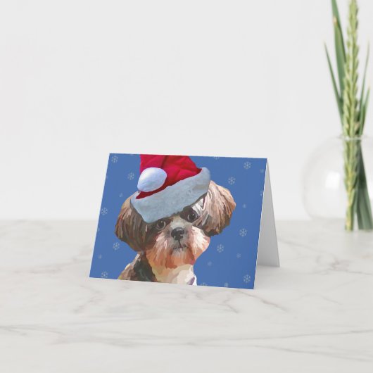 Cartes Pour Fêtes Annuelles Shih Tzu "Betsy" (Devant)