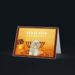 Cartes Pour Fêtes Annuelles Shih Tzu Chanukah Card Menorah<br><div class="desc">Se souvenir de sa famille et de ses amis pendant la saison de Chanukah est un merveilleux moyen de rester en contact avec les gens qui vous aiment et qui vous tiennent à coeur. J'ai créé ces cartes de chien Chanukah avec amour et attention et je suis sûr que quiconque...</div>