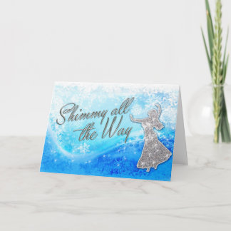 Cartes Pour Fêtes Annuelles Shimmy all Way Belly Dance Card