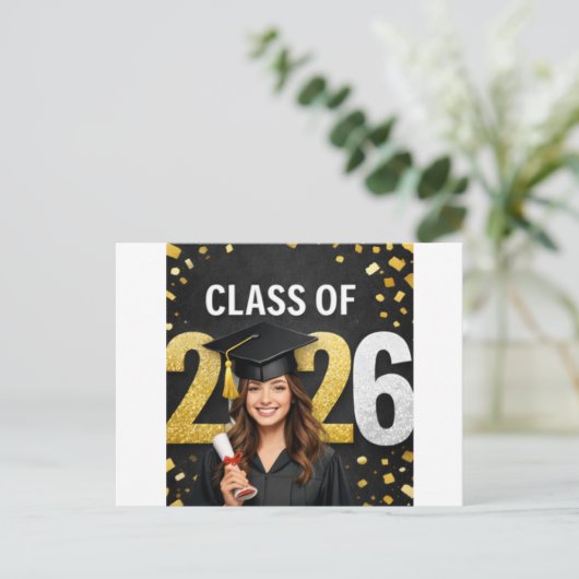 Cartes Pour Fêtes Annuelles Shine Bright, Dream Big, and Step Into Your Future (Debout devant)