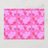 Cartes Pour Fêtes Annuelles Shining heart Valentine background rose (Devant)