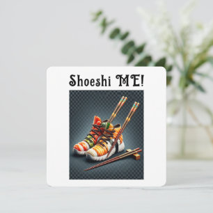 Cartes Pour Fêtes Annuelles Shoeshi ME - Unique Basket Sushi