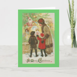 Cartes Pour Fêtes Annuelles Shopping Fenêtre de Noël