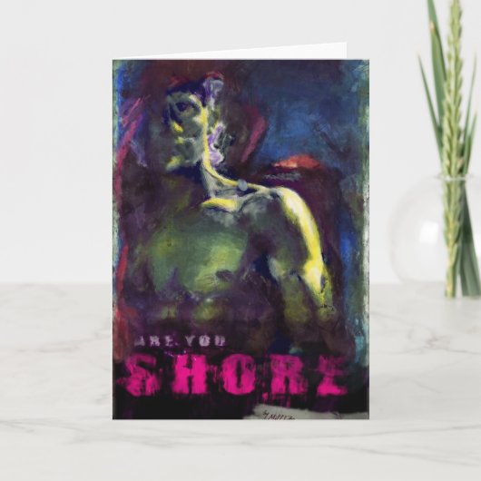 Cartes Pour Fêtes Annuelles Shore Gay Art (Devant)