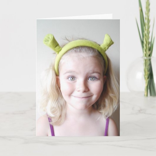 Cartes Pour Fêtes Annuelles Shrek (Devant)