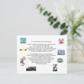 Cartes Pour Fêtes Annuelles Si Je Pouvais Élever Mes Enfants À Nouveau (Debout devant)