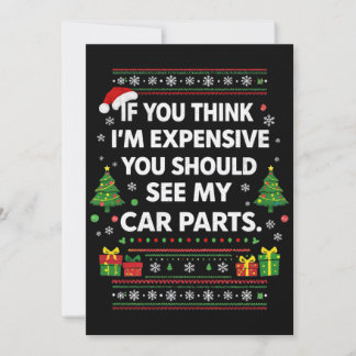 Cartes Pour Fêtes Annuelles Si vous pensez que je suis drôle et cher pour Noël