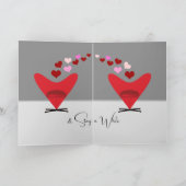 Cartes Pour Fêtes Annuelles Siège d'amour (Intérieur)