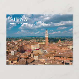 Cartes Pour Fêtes Annuelles Sienne Piazza del Campo et Torre del Mangia 