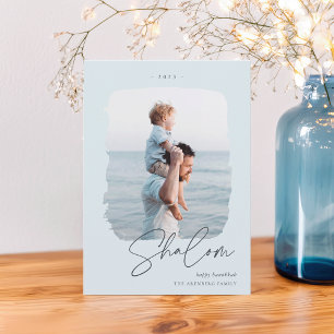 Cartes Pour Fêtes Annuelles Signature brossée   Hanoukka Photo