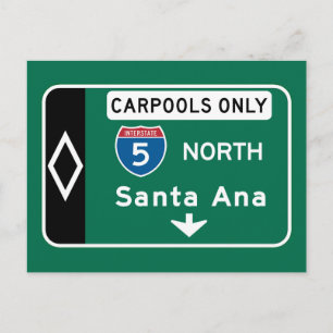 Cartes Pour Fêtes Annuelles SIGNE ROUTIÈRE père Noël Ana, CA