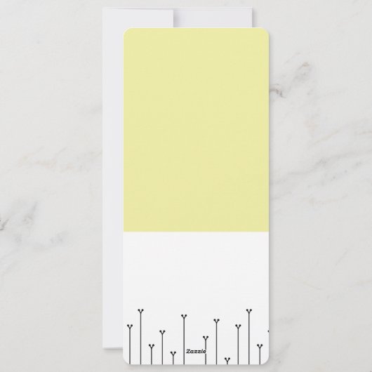 Cartes Pour Fêtes Annuelles Signet de l'enseignant personnalisé (Dos)