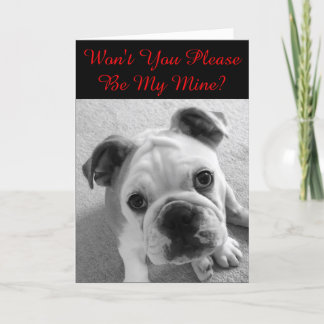 Cartes Pour Fêtes Annuelles S'il vous plaît, soyez à moi Valentine