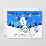 Cartes Pour Fêtes Annuelles Silly Upside Down Snowman Jouer dans la neige Chri<br><div class="desc">Silly Upside Down Snowman Jouant dans la carte de Noël de neige.</div>
