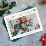Cartes Pour Fêtes Annuelles Simple 2 photo coloré Joyeux Noël<br><div class="desc">Simple 2 Photo Colorée Joyeux Noël Carte de vacances. Cliquez sur le bouton Modifier/Personnaliser pour customiser cette conception avec vos photos et texte.</div>