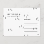 Cartes Pour Fêtes Annuelles Simple 3 photo (Dos)