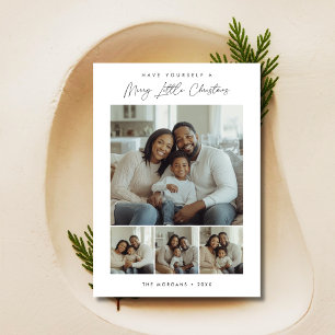 Cartes Pour Fêtes Annuelles Simple 4 Photo Joyeux Petits Enfants de Noël