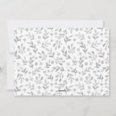 Cartes Pour Fêtes Annuelles Simple Aquarelle Script Joyeux Photo de Noël (Dos)