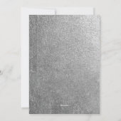 Cartes Pour Fêtes Annuelles Simple Argent Doré Joyful Script (Dos)