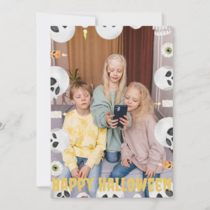 Cartes Pour Fêtes Annuelles Simple Boo Happy Halloween famille et amis Photo