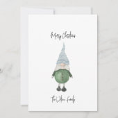 Cartes Pour Fêtes Annuelles Simple cadeau vert scandinave Joyeux Noël (Devant)