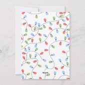 Cartes Pour Fêtes Annuelles Simple Chat Noir Funky Et Arbre De Noël (Dos)