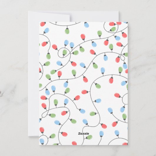 Cartes Pour Fêtes Annuelles Simple Chat Noir Funky Et Arbre De Noël (Dos)