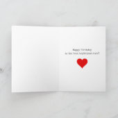 Cartes Pour Fêtes Annuelles Simple Cherry Pink Bow petit ami mari Anniversaire (Intérieur)