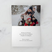 Cartes Pour Fêtes Annuelles Simple Chevaux Calligraphie Script Photo moderne (Intérieur)