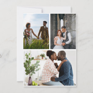 Cartes Pour Fêtes Annuelles Simple collage photo 3