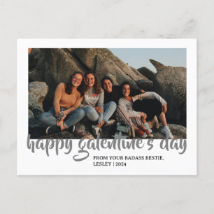 Cartes Pour Fêtes Annuelles Simple Cute Heart Happy Galentines day bestie