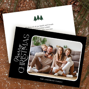 Cartes Pour Fêtes Annuelles Simple élégance Joyeux Noël Photo