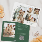 Cartes Pour Fêtes Annuelles Simple élégant élégant 5 PHOTO Noël Salutation