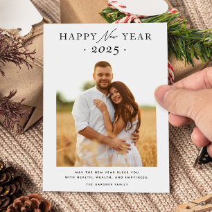 Cartes Pour Fêtes Annuelles Simple Elegant Happy New Year 2023 Photo