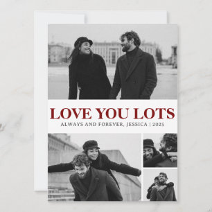 Cartes Pour Fêtes Annuelles Simple Elegant Love Saint-Valentin couple 4 photo