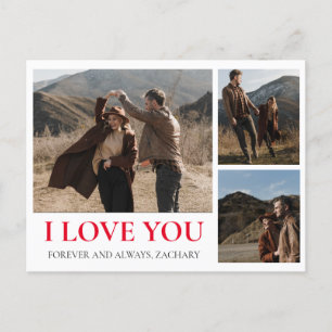 Cartes Pour Fêtes Annuelles Simple Elegant Love valentine's day couple 3 photo