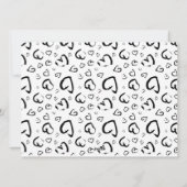 Cartes Pour Fêtes Annuelles Simple Elegant Love valentine's day couple 5 photo (Dos)