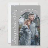 Cartes Pour Fêtes Annuelles Simple Elegant Love valentine's day couple photo (Devant)