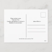 Cartes Pour Fêtes Annuelles Simple Elegant Love valentine's day Photo de famil (Dos)