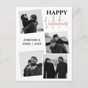 Cartes Pour Fêtes Annuelles Simple Elegant Love valentines jour couple 4 photo