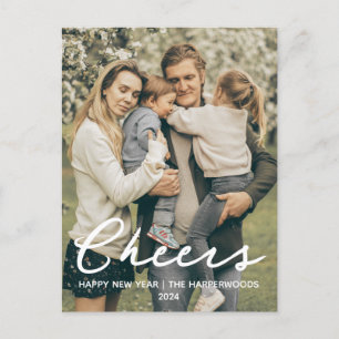 Cartes Pour Fêtes Annuelles Simple Élégant Moderne Joyeux Nouvel An Une photo