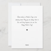 Cartes Pour Fêtes Annuelles Simple Elégant Mothers Day Photo Collage (Dos)