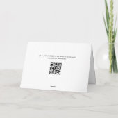 Cartes Pour Fêtes Annuelles Simple élégante voeux de Noël joyeux (Dos)