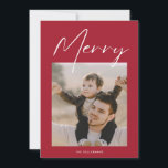 Cartes Pour Fêtes Annuelles simple encadré | collage photo | joyeux noël<br><div class="desc">Entrez dans un monde de charme de vacances intemporel avec ma collection "Festive Flora : Watercolor Christmas Delights". 🌸 🎄 Découvrez la magie de la saison avec un mélange captivant de fleurs d'aquarelle, de feuilles de pins verdoyants, de baies rouges appétissantes et de teintes enchanteresses de poinsettias jaunes et rouges....</div>